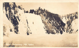 Canada - Québec - Winter Montmorency Falls - REAL PHOTO - Montmorency Falls