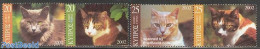 Cyprus 2002 Cats 2x2v [:], Mint NH, Nature - Cats - Ungebraucht