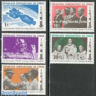 Congo (Kinshasa) 1970 Apollo XI 5v, Mint NH, Transport - Space Exploration - Andere & Zonder Classificatie