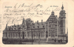 SOIGNIES (Hainaut) La Station - Ed. Nels Série 4 N. 25 - Soignies