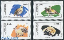 Turkish Cyprus 1989 Animals 4v, Mint NH, Nature - Animals (others & Mixed) - Birds - Rabbits / Hares - Altri & Non Classificati