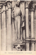 JUDAICA - France - STRASBOURG - Statue La Synagogue Sur La Cathédrale - Ed. La Cigogne 510 - Jewish