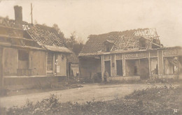 CONTALMAISON (80) Café Du Commerce, Propr. Magnier, En Ruines - GUERRE 14-18 - Ed. Inconnu  - Other & Unclassified