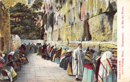 Israel - JERUSALEM - Jew's Wailing Place - Publ. Fr. Vester & Co. 14 - Israel