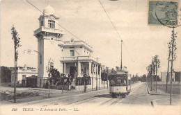 Tunisie - TUNIS - L'Avenue De Paris - Tramway 91 à Destination De L'Ariana - Ed. LL Levy 228 - Tunesië