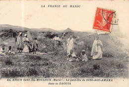 La France Au Maroc - EL AÏOUN SIDI EL MELLOUK - Le Petit-fils De Sidi Aou Amama Dans Sa Zaouia - Ed. Boumendil (Sidi Bel - Other & Unclassified