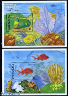 Grenada 1994 Fish 2 S/s, Mint NH, Nature - Fish - Poissons