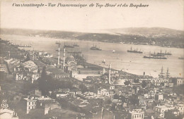 Turkey - ISTANBUL - Panoramic View Of Top-Hane And The Bosphorus - REAL PHOTO - Publ. MB 50 - Turkey