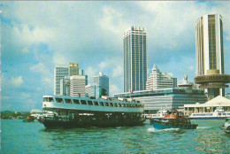 PORT OF   SINGAPORE,  WITH  FERRY - Singapour