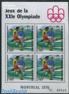 Guinea, Republic 1976 Olympic Games S/s, Football, Mint NH, Sport - Football - Olympic Games - Autres & Non Classés