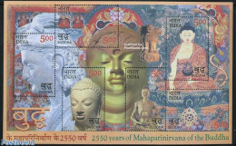 India 2007 Buddha S/s, Mint NH, Religion - Religion - Ongebruikt