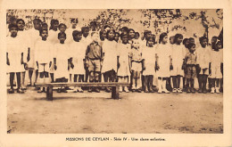 Sri Lanka - Missions Of Ceylon - A Children's Class - Publ. Oblats Missionaries Of Mary Immaculate Série IV - Sri Lanka (Ceilán)