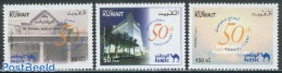 Kuwait 2002 National Bank 3v, Mint NH, Various - Banking And Insurance - Koweït