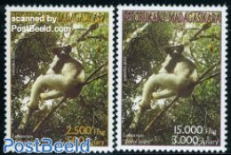 Madagascar 2003 Definitives, Indri 2v, Mint NH, Nature - Animals (others & Mixed) - Altri & Non Classificati