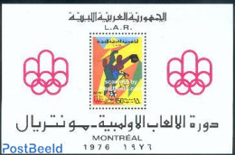 Libya Kingdom 1976 Olympic Games Montreal S/s, Mint NH, Sport - Olympic Games - Sonstige & Ohne Zuordnung
