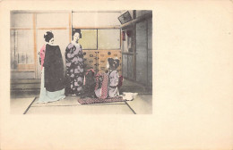 Japan - Three Geishas Choosing Kimonos - Other & Unclassified