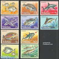 Tokelau Islands 1984 Definitives, Fish 10v, Mint NH, Nature - Fish - Poissons