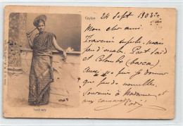 Sri Lanka - Tamil Lady - DAMAGED See Scans For Condition - Publ. A.W.A. Plâté & Co. 269 - Sri Lanka (Ceilán)