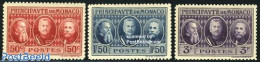 Monaco 1928 International Stamp Exposition 3v, Unused (hinged) - Nuovi