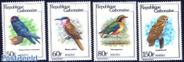 Gabon 1980 Birds 4v, Mint NH, Nature - Birds - Owls - Unused Stamps