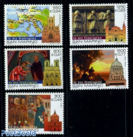 San Marino 1999 Holy Year 2000 5v, Mint NH, Religion - Various - Churches, Temples, Mosques, Synagogues - Religion - M.. - Nuovi