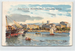 Greece - Piraeus - German Steamer Galata On 5 March 1907 - Publ. Deutsche Mittelmeer-Levante-Linie  - Griechenland