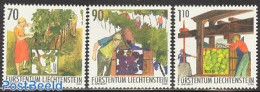 Liechtenstein 2003 Wine 3v, Mint NH, Nature - Wine & Winery - Ungebraucht