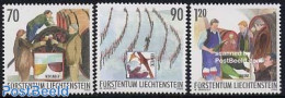 Liechtenstein 2003 Wine 3v, Mint NH, Nature - Wine & Winery - Neufs