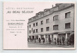 Luxembourg - DIEKIRCH - Hôtel-Restaurant Au Beau Séjour, Esplaande 10-12 - Ed. Paul Kraus 1422 - Diekirch