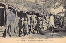 Côte D'Ivoire - LAGUNE - Préparation Du Fautou (Bords De La Lagune) - Ed. L. Métayer 42 - Côte-d'Ivoire
