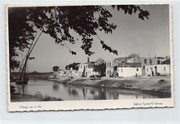 Egypt - Village On The Nile - REAL PHOTO - Publ. Spiros N. Grivas  - Altri & Non Classificati