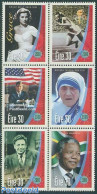 Ireland 1999 Millennium, People 6v [++], Mint NH, History - Performance Art - Sport - American Presidents - Nobel Priz.. - Unused Stamps