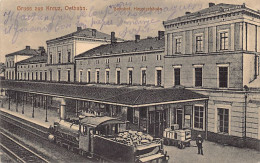 Poland - KRZYŻ WIELKOPOLSKI Kreuz (Ostbahn) - The Railway Station During World War One - Polen