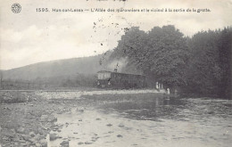 Belgique - HAN-SUR-LESSE (Namur) Le Vicinal à La Sortie De La Grotte - Allée Des Maronniers - Sonstige & Ohne Zuordnung