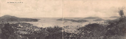 U.S. Virgin Islands - ST. THOMAS - Panoramic View - DOUBLE POSTCARD - Publ. Lightbourn's Series  - Islas Vírgenes Americanas