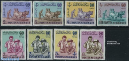 Afghanistan 1964 UNO Day 8v, Mint NH, History - Nature - United Nations - Cattle - Afganistán