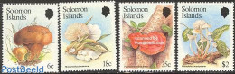 Solomon Islands 1984 Mushrooms 4v, Mint NH, Nature - Mushrooms - Mushrooms