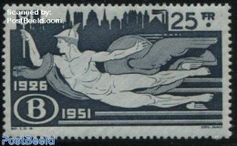 Belgium 1951 Railway Stamp SNCB/NMBS 1v, Mint NH, Transport - Railways - Neufs