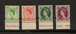 2009 Wildings 19p, 20p, 27p & 41p Unissued Values Fine Unmounted Mint. - Sonstige & Ohne Zuordnung