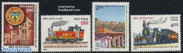 India 1987 South Eastern Railway 4v, Mint NH, Transport - Railways - Unused Stamps