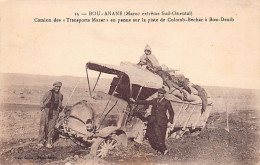 Maroc - BOU ANAN Bouanane - Camion Des Transports Mazer En Panne Sur La Piste De Colomb-Béchar à Bou-Dénib (Boudnib) - E - Otros & Sin Clasificación