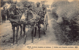 India - WORLD WAR ONE - English And Indian Soldiers In France - India