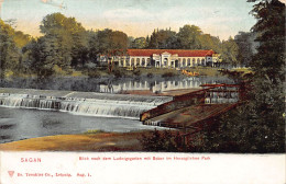 Poland - ŻAGAŃ Sagan - Blick Nach Dem Ludwigsgarten Mit Bober Im Herzoglichen Park  - Pologne