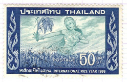 T+ Thailand 1966 Mi 473 Reis - Tailandia