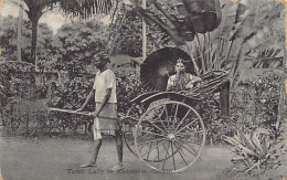 Sri Lanka - Tamil Lady In Rickshaw - Publ. Plâté Ltd. 30 - Sri Lanka (Ceylon)