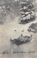 SVERIGE Sweden - ÅRE - Bobsled - REAL PHOTO February 1913 - Publ. Unknown  - Schweden