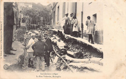 Inondations D'ALGER - - La Rue Valentin, Mustapha - Algiers