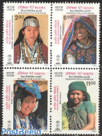 India 1997 Indepex 4v [+], Mint NH, Various - Costumes - Nuovi
