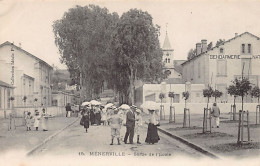 MÉNERVILLE Thenia - Sortie De L'église - Autres & Non Classés