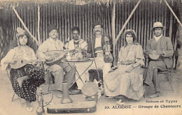Algérie - Chanteuses - Femmes Fumant La Narguilé - Groupe De Musiciens - Ed. N. Boumendil 22 - Femmes